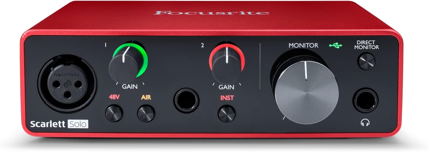 Focusrite Scarlett Solo 3rd Gen USB Audio Interface