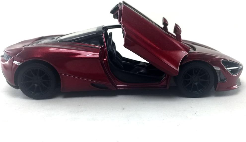 KiNSMART McLaren 720s 5 Inch 1:36 Scale Die Cast Metal Model Toy Super Sports Car (Red)