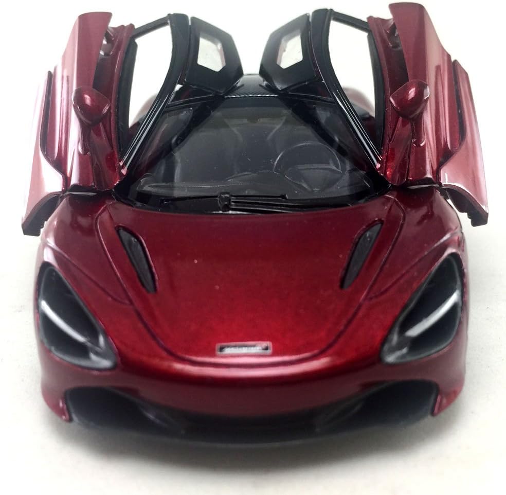 KiNSMART McLaren 720s 5 Inch 1:36 Scale Die Cast Metal Model Toy Super Sports Car (Red)
