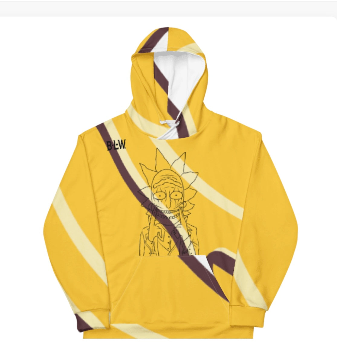 Rick N' Morty Orange Soda CUSTOM Unisex cotton hoodie